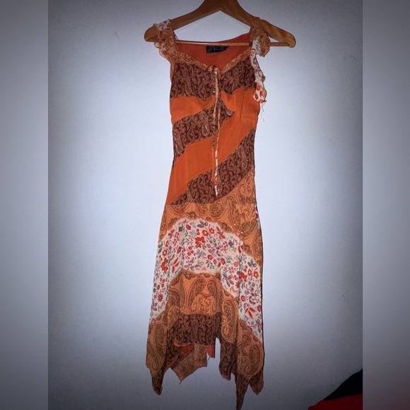 Y2K Patterned Dress - Picture 2 of 4